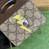 Back view of sleek modern women's handbag – women's luxury handbag