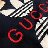 Front view of Gucci luxury clothing with relaxed-fit cut