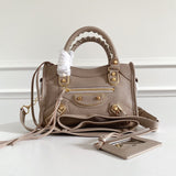 Zivas Charm Refined Everyday Style Statement Handbag (Signature Shape & Finish) – Angled View