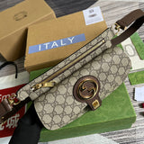 Back view of premium chic women's handbag – women's everyday handbag