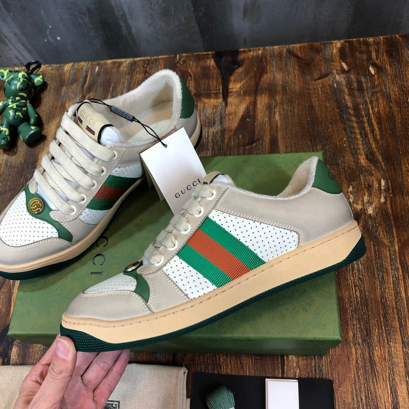 Gucci classic monochrome luxury sneakers view 7 cushioned comfort fit