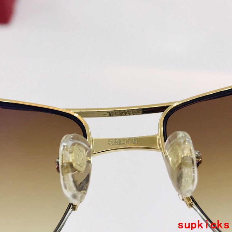 Side view of Cartier unisex sunglasses