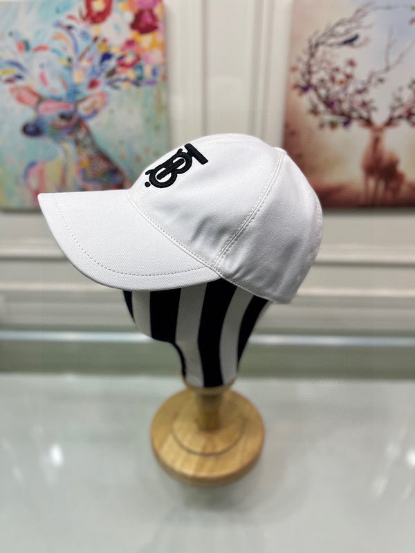 Side view of Burberry unisex cap