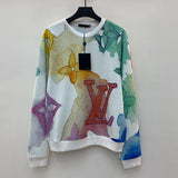 Front view of Louis Vuitton luxury clothing with everyday silhouette