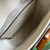 Side profile of classic premium women's handbag – women's luxury handbag