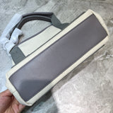 Effortless Faux Leather Handbag - Modern Structured Build | Women's Statement Accessory #767 - back view (image 4) of designer-inspired handbag
