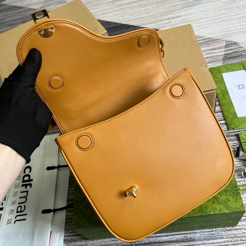 Front view of signature classic women's handbag – women's luxury accessory
