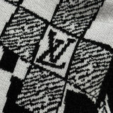 Front view of Louis Vuitton luxury clothing with runway-inspired design