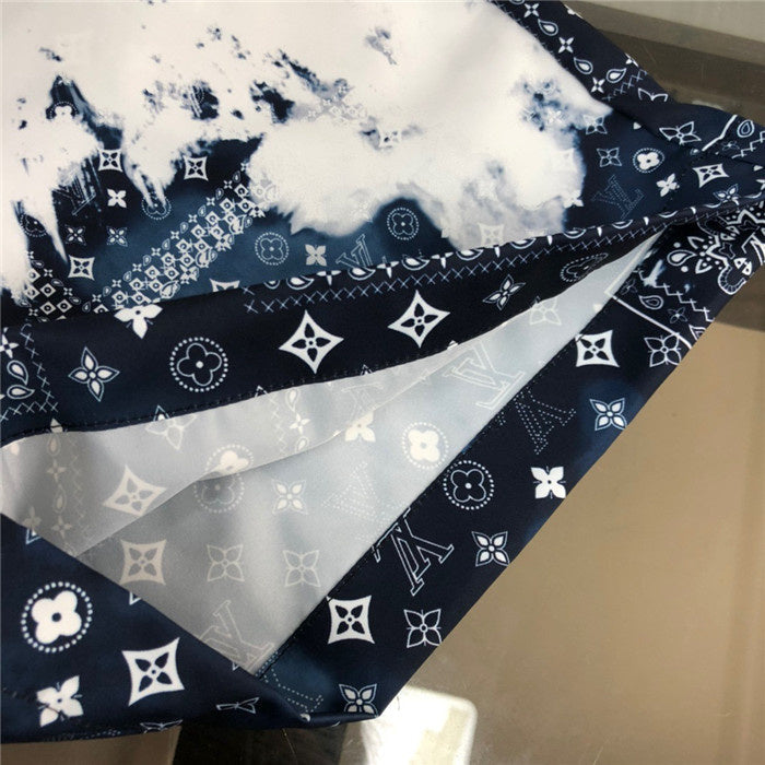Back view of Louis Vuitton cotton t-shirt with runway-inspired design