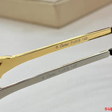 Close-up detail view of Cartier unisex sunglasses