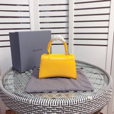 Close-up detail of signature statement women's handbag – women's statement bag