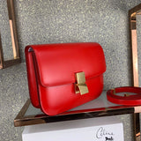 Back view of signature classic women's handbag – women's designer-style accessory