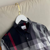 Burberry clothing close-up — premium authentic designer style