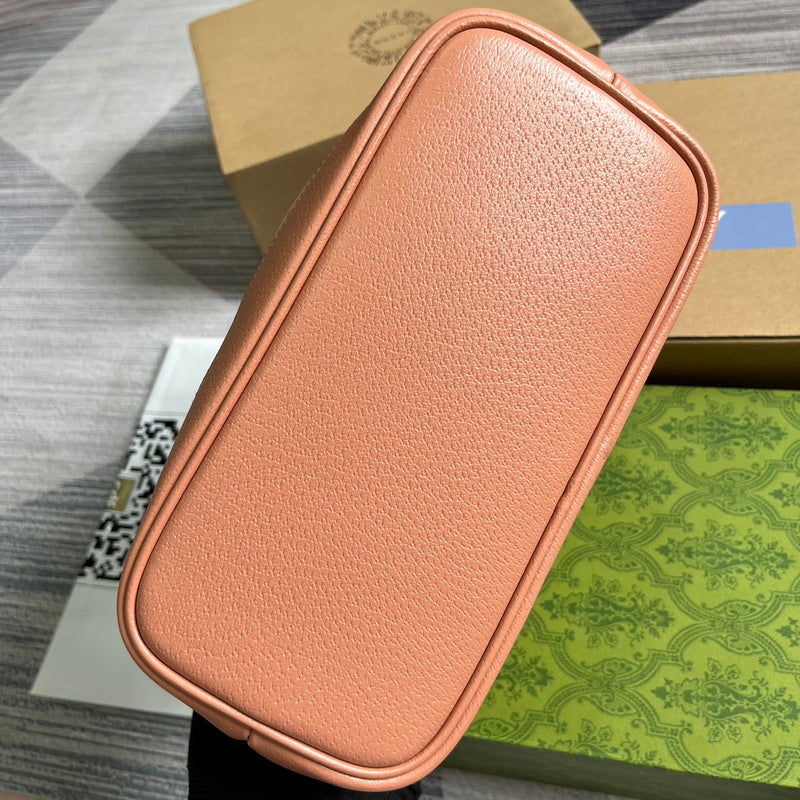 Back view of chic signature women's handbag – women's luxury handbag