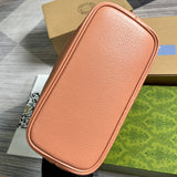 Back view of chic signature women's handbag – women's luxury handbag