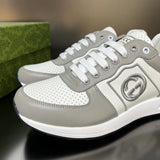 Gucci stone beige luxury sneakers view 7 classic court silhouette