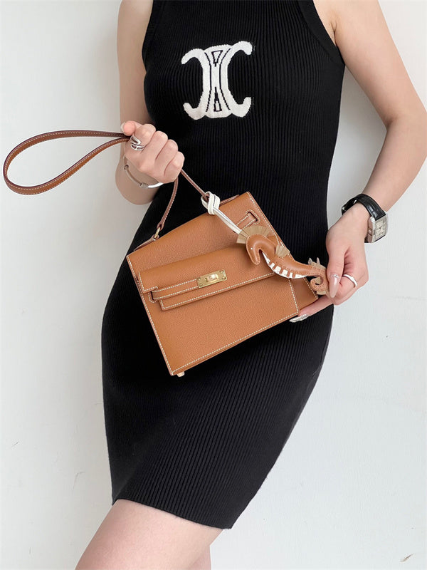  Sleek handbag front view 13