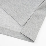 Side profile of Polo cotton polo shirt with logo-detail design