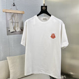 Full styled look of Moncler luxury clothing with relaxed-fit cut