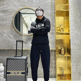 Flat lay presentation of Louis Vuitton luxury clothing with everyday silhouette