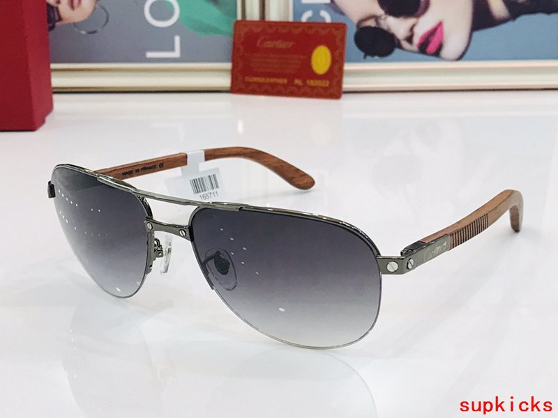 Lifestyle view of Cartier unisex sunglasses