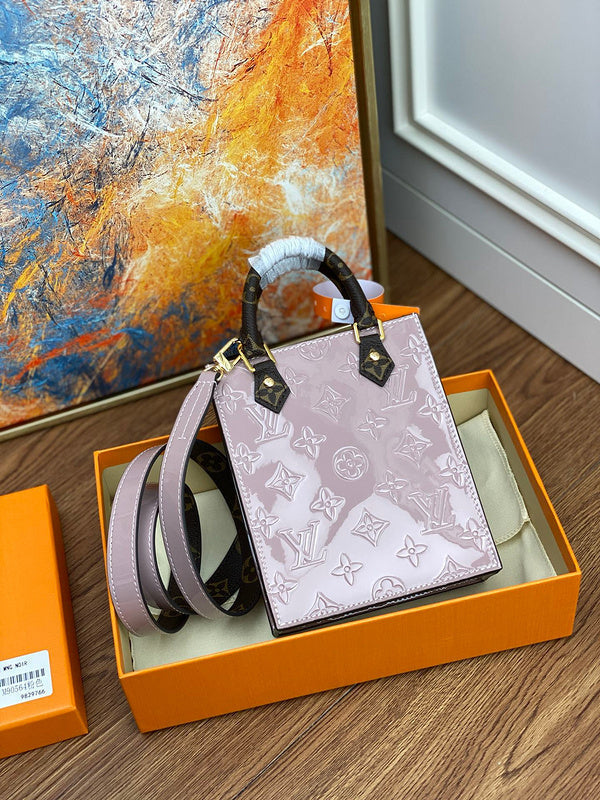 Back view of polished chic women's handbag – women's statement bag