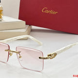 Full view of Cartier unisex sunglasses