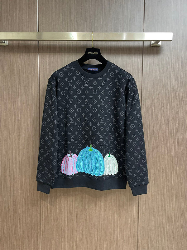 Front view of Louis Vuitton luxury clothing with relaxed-fit cut