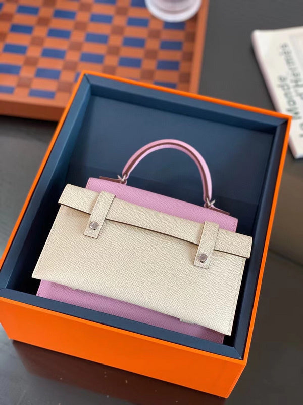 Elegant bag shown from front angle