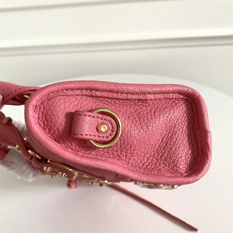 Zivas Charm Polished Finish Statement Handbag (Statement-Ready Design) – Interior View