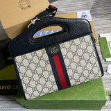 Front view of refined sleek women's handbag – women's premium purse