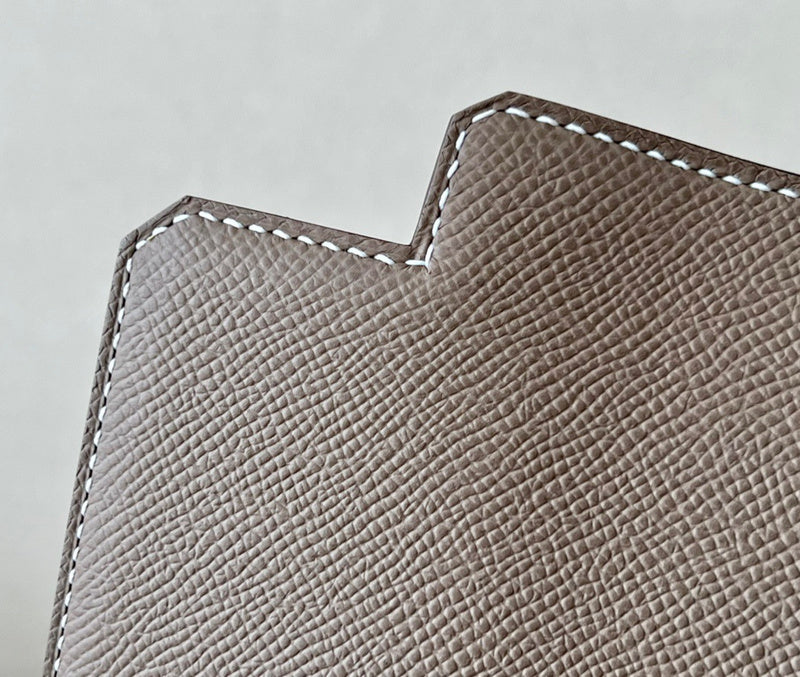 Poised bag shown from front angle