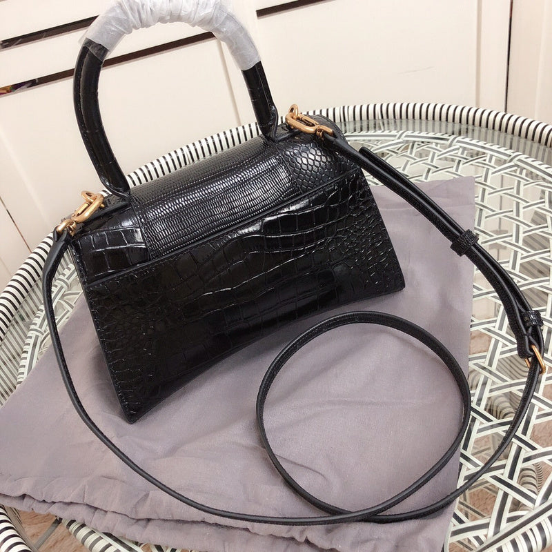 Top view of modern sleek women's handbag – women's premium purse