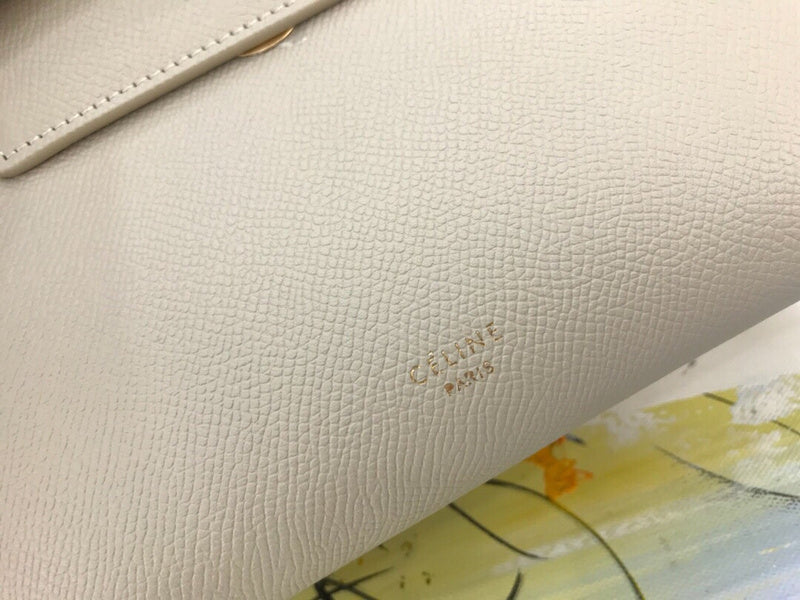 Back view of signature structured women's handbag – women's premium purse