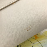 Back view of signature structured women's handbag – women's premium purse
