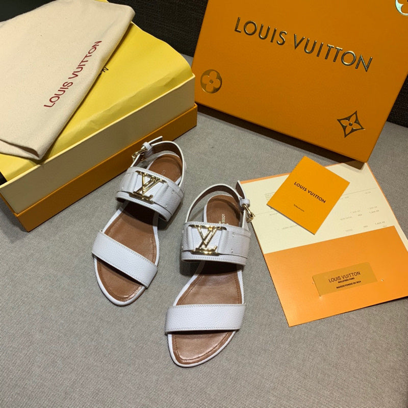 Close-up detail view of Louis Vuitton luxury piece style No.046