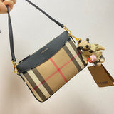 Ziva's Charm handbag – side angle view (one versatile size)