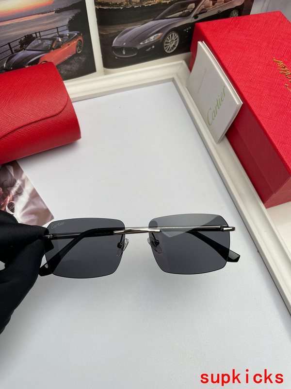 Front view of Cartier unisex sunglasses