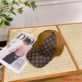 Close-up detail view of Louis Vuitton unisex cap