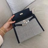  tailored crossbody bag detail view showing craftsmanship 8