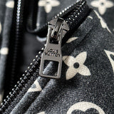 Front view of Louis Vuitton luxury clothing with everyday silhouette