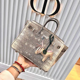Understated handbag styled for everyday wear