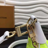 Handle and strap detail of statement everyday-luxe women's handbag – women's luxury handbag