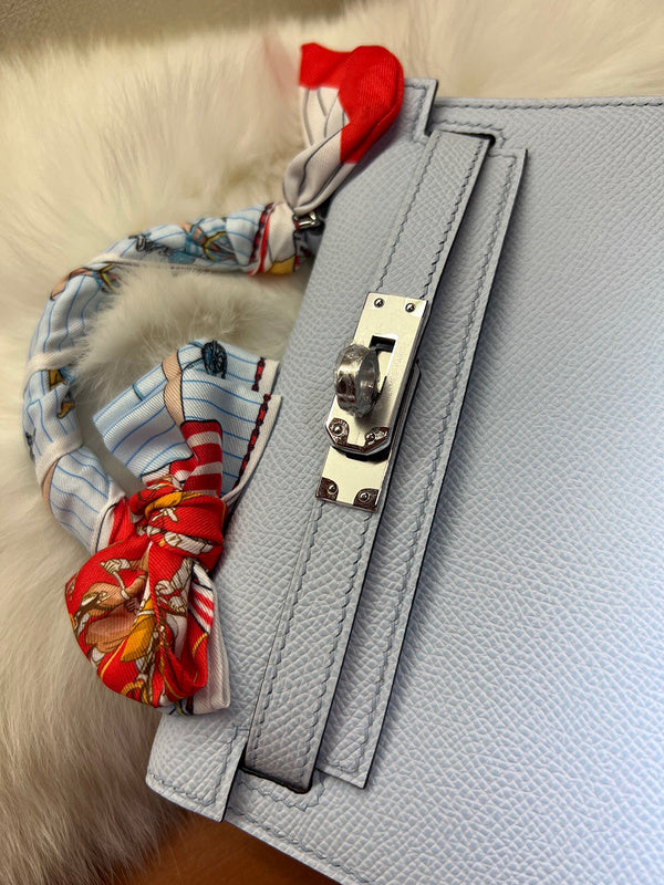 Close-up detail of elegant bag design