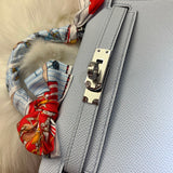 Close-up detail of elegant bag design
