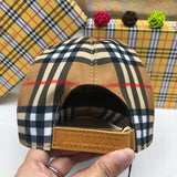 Front view of Burberry unisex cap