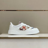 Gucci muted earth tones luxury sneakers view 9 retro runner design