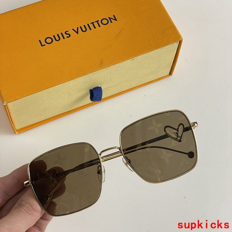 Lifestyle view of Louis Vuitton unisex sunglasses