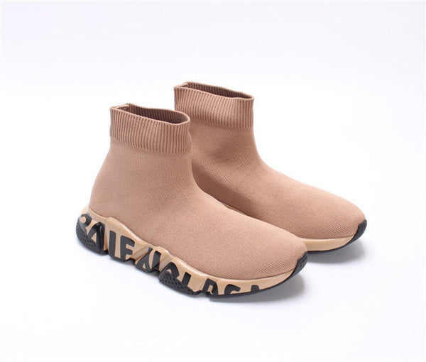 Balenciaga Chocolate Brown Ankle Strap Heels - Side Profile View