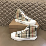 Burberry Red Ankle Strap Heels - Lifestyle Styling Shot